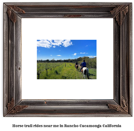 horse trail rides near me in Rancho Cucamonga, California